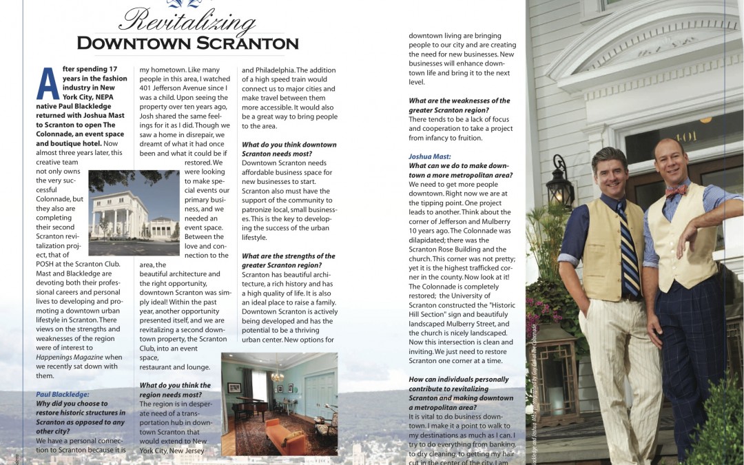 2011 – 9.1.11 Revitalizing Downtown Scranton